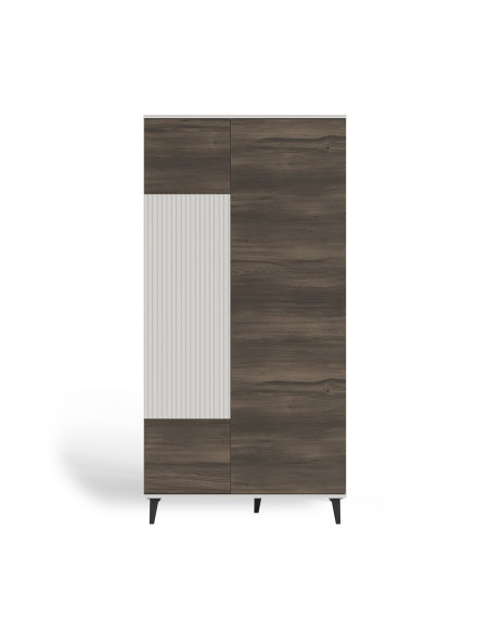 RANDOM 2 S-1 szafa kaszmir / orzech / czarny (3p 1szt)