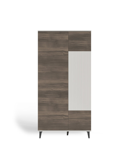 RANDOM 2 S-1 szafa kaszmir / orzech / czarny (3p 1szt)