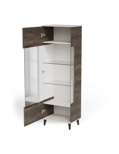 RANDOM 2 W-1 witryna kaszmir / orzech / czarny (2p 1szt)