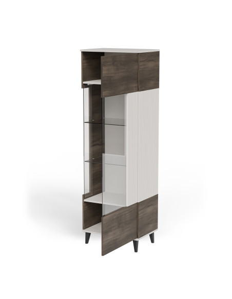 RANDOM 2 W-1 witryna kaszmir / orzech / czarny (2p 1szt)