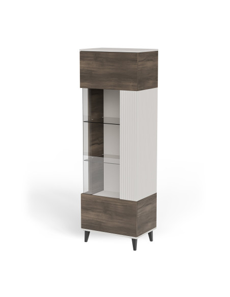 RANDOM 2 W-1 witryna kaszmir / orzech / czarny (2p 1szt)