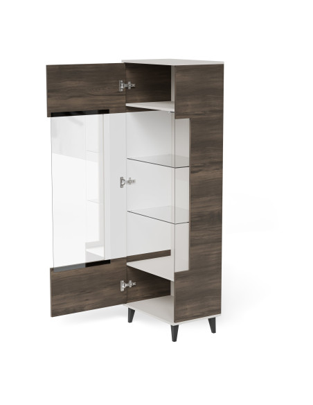 RANDOM 2 W-1 witryna kaszmir / orzech / czarny (2p 1szt)