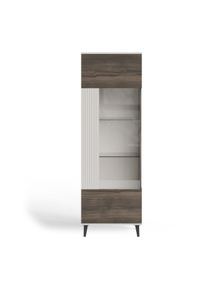 RANDOM 2 W-1 witryna kaszmir / orzech / czarny (2p 1szt)