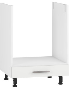 VENTO DP-60/82 szafka dolna pod zabudowę piekarnika front: biały mat (1p 1szt) szuflada