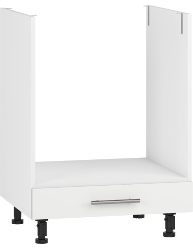 VENTO DP-60/82 szafka dolna pod zabudowę piekarnika front: biały mat (1p 1szt) szuflada