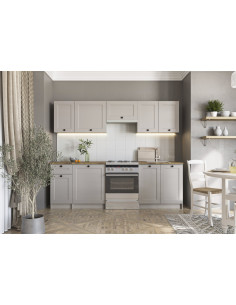 VIVIAN 240 kuchnia zestaw korpus: kaszmir, fronty: kaszmir