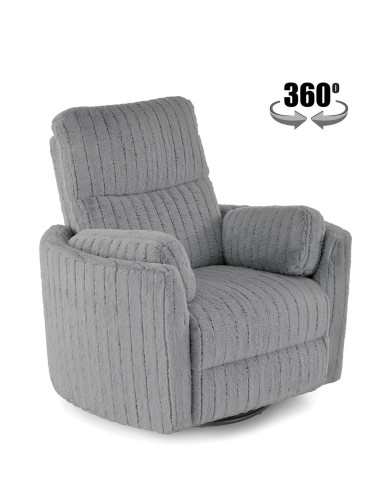 PEGAS fotel wypoczynkowy popielaty (1p 1szt)