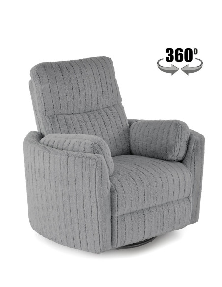 PEGAS fotel wypoczynkowy popielaty (1p 1szt)