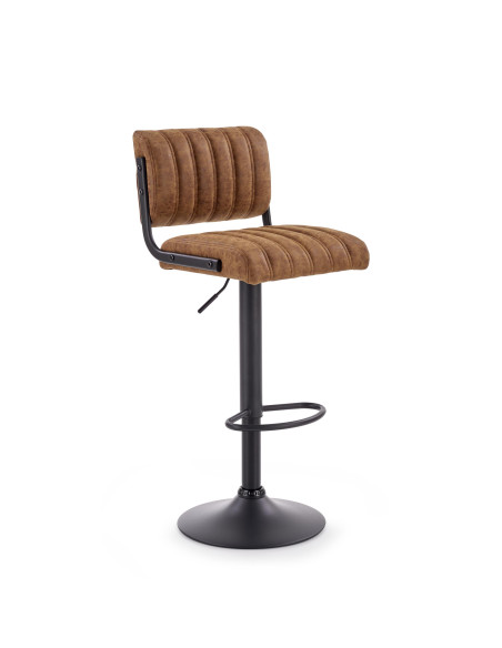 H88 hoker stelaż - czarny, tapicerka - brązowy (1p 2szt)