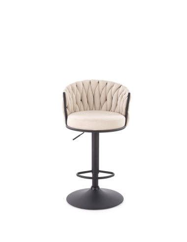 H125 hoker, nogi - czarny, siedzisko - beżowy (1p 2szt)