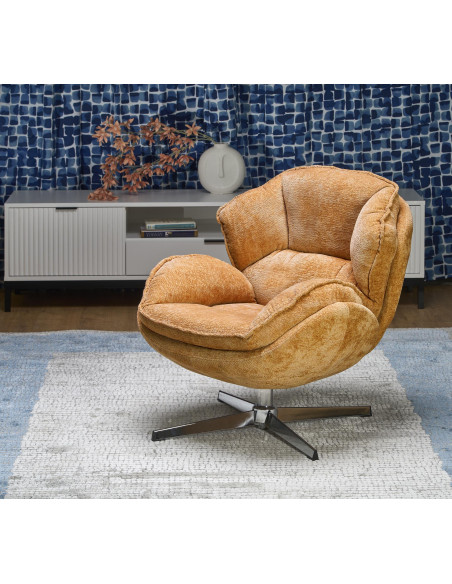 GUIDO fotel wypoczynkowy musztardowy (1p 1szt)