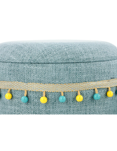 GRADO zestaw 2 puf, jasny niebieski (1p 1szt)