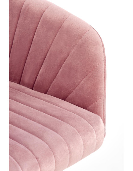 FRESCO fotel młodzieżowy różowy velvet (1p 1szt)