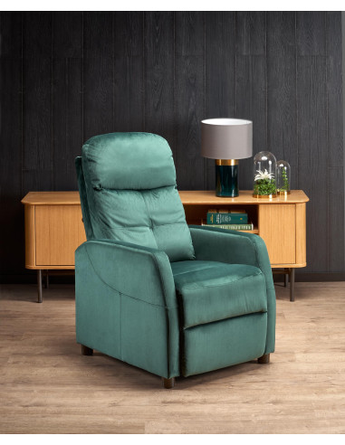 FELIPE 2 fotel wypoczynkowy ciemny zielony (2p 1szt)
