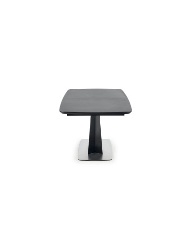 FANGOR stół rozkładany, blat - ciemny popiel, podstawa - czarny (3p 1szt)