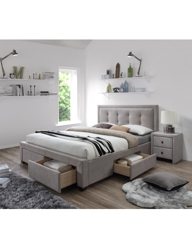 EVORA łóżko beżowy (6p 1szt)