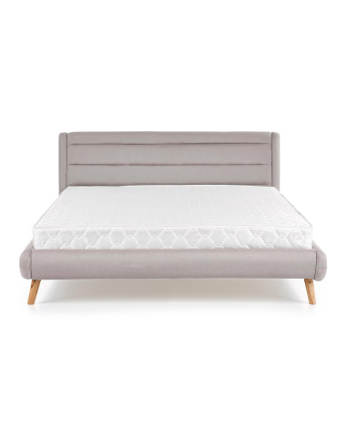 ELANDA 160cm łóżko jasny popiel (2p 1szt)