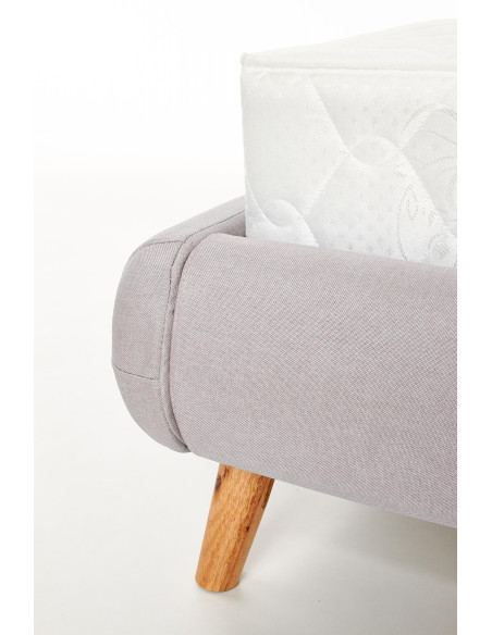 ELANDA 160cm łóżko jasny popiel (2p 1szt)