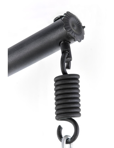 EGGY fotel ogrodowy popielaty / czarny (3p 1szt)