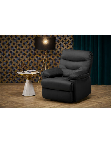 DRAGER fotel wypoczynkowy czarny (1p 1szt)