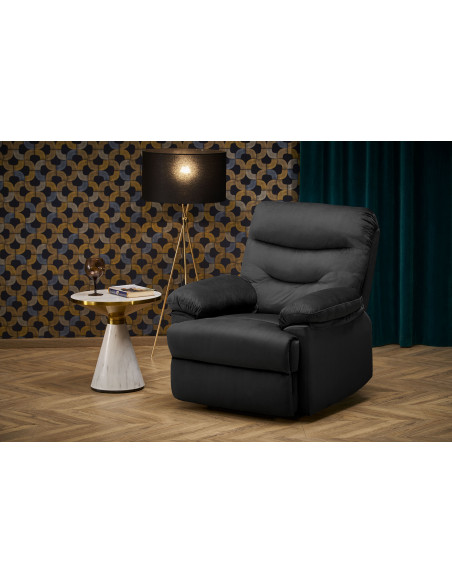 DRAGER fotel wypoczynkowy czarny (1p 1szt)