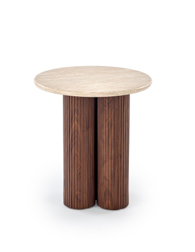 DOROTEA_S ława trawertyn / orzechowy (2p 1szt)