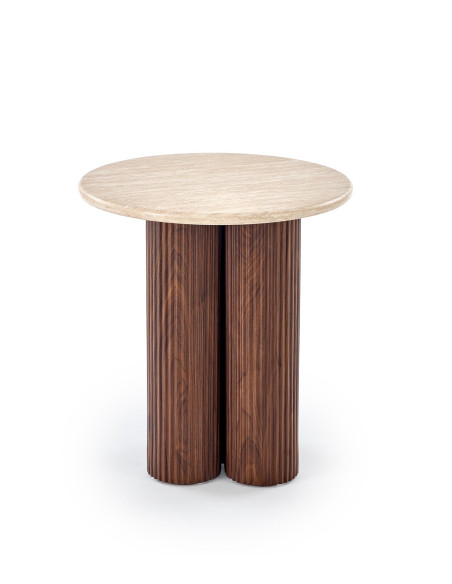 DOROTEA_S ława trawertyn / orzechowy (2p 1szt)