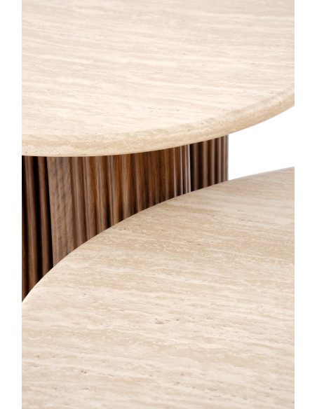 DOROTEA ława trawertyn / orzechowy (2p 1szt)