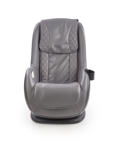 DOPIO fotel wypoczynkowy z funkcją masażu popielaty