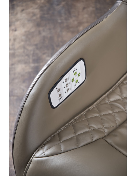 DOPIO fotel wypoczynkowy z funkcją masażu beżowy