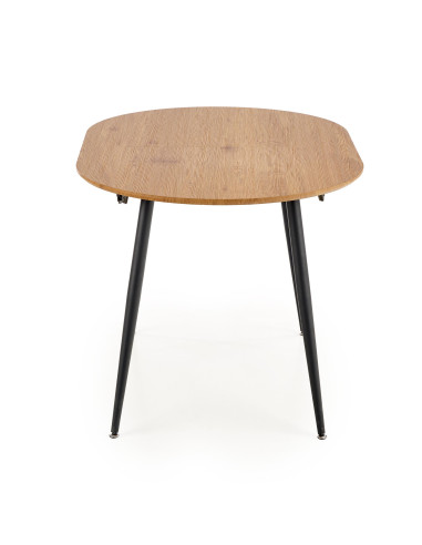 COLORADO stół rozkładany, blat - dab złoty, stelaż - czarny (2p 1szt)