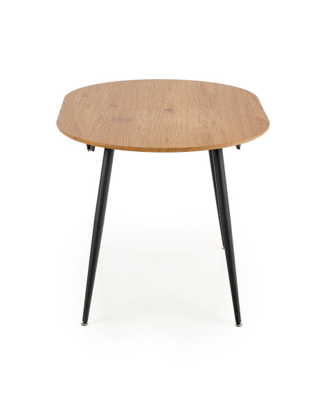 COLORADO stół rozkładany, blat - dab złoty, stelaż - czarny (2p 1szt)