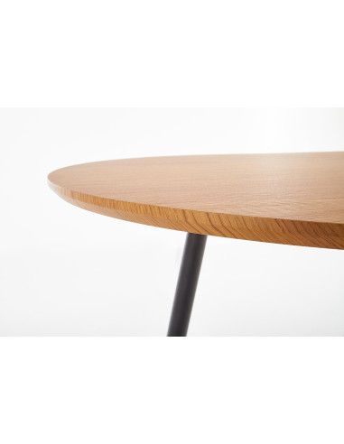 COLORADO stół rozkładany, blat - dab złoty, stelaż - czarny (2p 1szt)