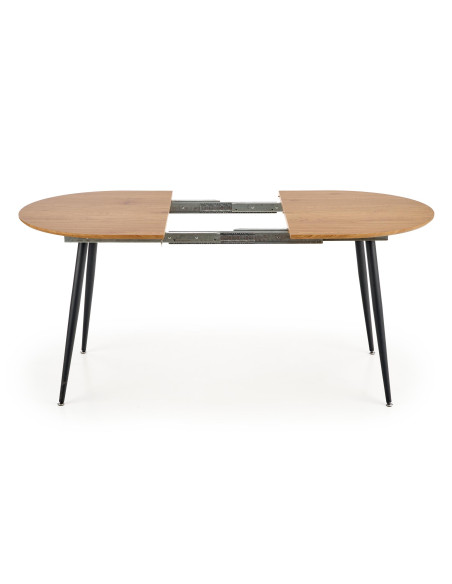 COLORADO stół rozkładany, blat - dab złoty, stelaż - czarny (2p 1szt)