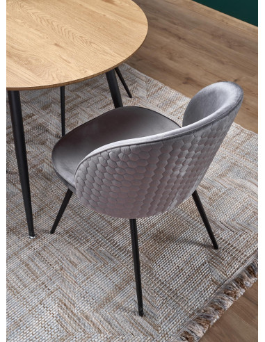 COLORADO stół rozkładany, blat - dab złoty, stelaż - czarny (2p 1szt)