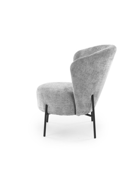 CEZAR fotel wypoczynkowy, popielaty (1p 1szt)