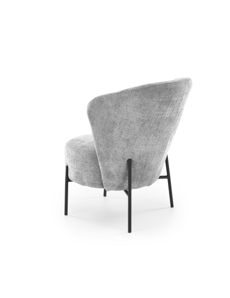 CEZAR fotel wypoczynkowy, popielaty (1p 1szt)