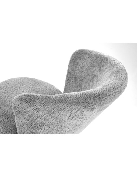 CEZAR fotel wypoczynkowy, popielaty (1p 1szt)