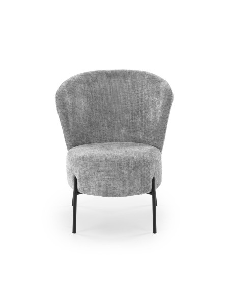 CEZAR fotel wypoczynkowy, popielaty (1p 1szt)