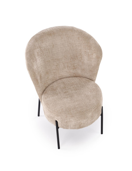 CEZAR fotel wypoczynkowy, beżowy (1p 1szt)