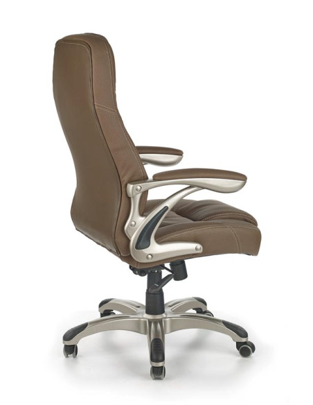 CARLOS fotel gabinetowy jasny brąz