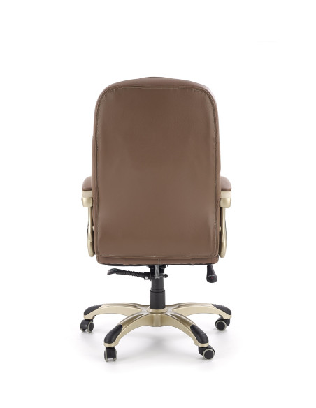 CARLOS fotel gabinetowy jasny brąz