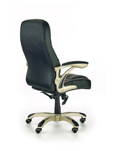 CARLOS fotel gabinetowy czarny