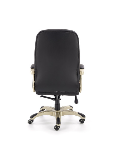 CARLOS fotel gabinetowy czarny