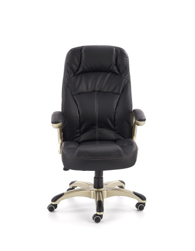 CARLOS fotel gabinetowy czarny