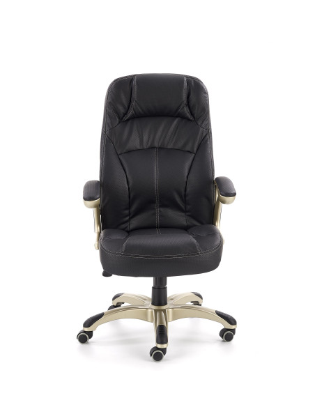 CARLOS fotel gabinetowy czarny