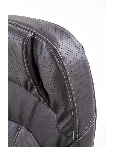 CARLOS fotel gabinetowy czarny