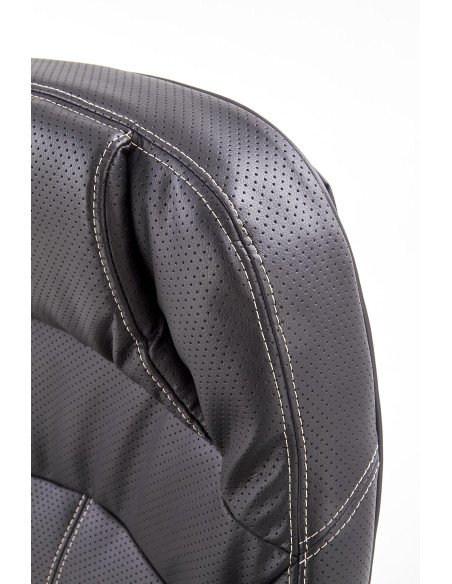 CARLOS fotel gabinetowy czarny