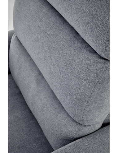 CARINIO fotel wypoczynkowy popielaty