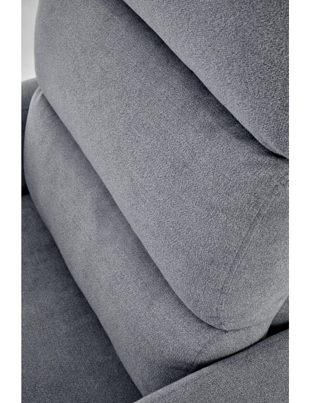 CARINIO fotel wypoczynkowy popielaty